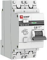 Автомат дифференциального тока АВДТ EKF PROxima АД-32 2п 40А 300мА 4,5кА C тип AC картинка